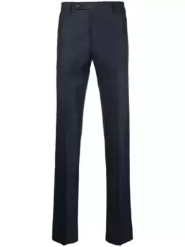 Клетчатые брюки строгого кроя Rota, синий
