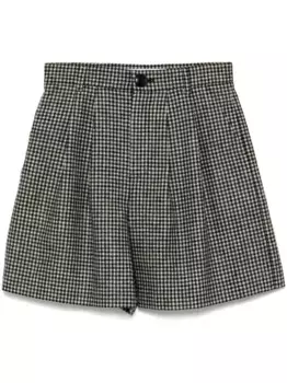 Клетчатые шорты Kimhekim, черный