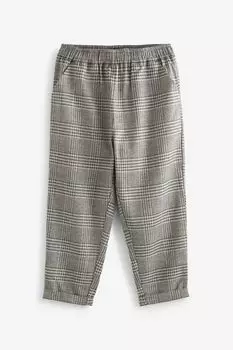 Клетчатые спортивные штаны Next, серый