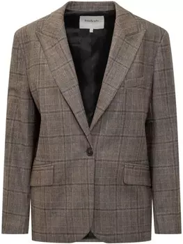 Клетчатый блейзер Ba&Sh, коричневый