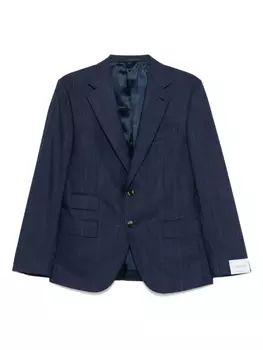 Клетчатый блейзер Caruso, синий