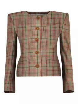 Клетчатый блейзер Vivienne Westwood, нейтральный