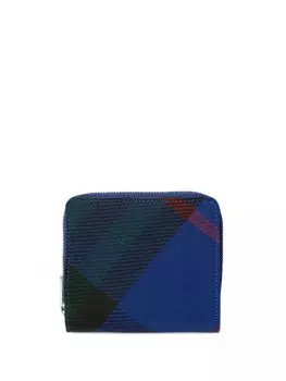 Клетчатый кошелек Burberry, синий