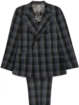Клетчатый костюм Gabriele Pasini, серый