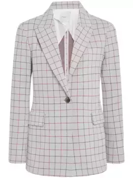 Клетчатый пиджак Rosetta Getty, нейтральный