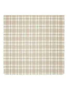 Клетчатый шарф Burberry, нейтральный