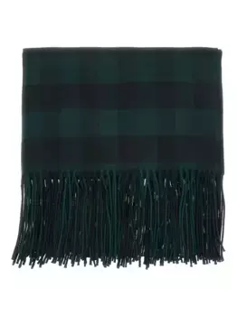 Клетчатый шарф Destin, зеленый