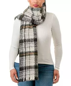 Клетчатый шарф Marcus Adler, черный