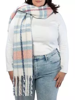 Клетчатый шарф Marcus Adler, синий