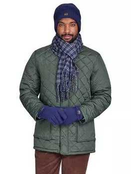 Клетчатый шарф Raging Bull, темно-синий