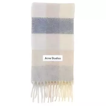 Клетчатый шарф с нашивкой-логотипом Acne Studios