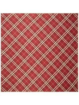 Клетчатый шелковый шарф м Burberry, красный