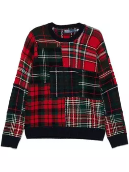 Клетчатый свитер Polo Ralph Lauren, красный