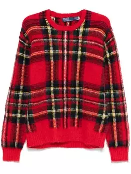 Клетчатый свитер Polo Ralph Lauren, красный