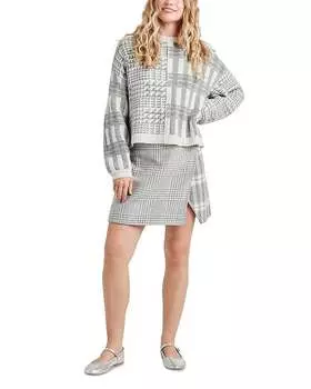 Клетчатый свитер Splendid Elliott, серый