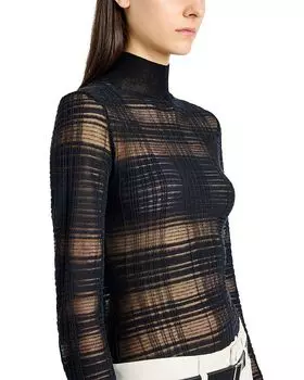 Клетчатый свитер Стефани Proenza Schouler White Label, черный