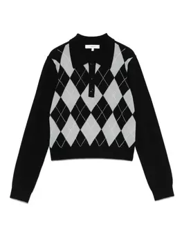 Клетчатый топ-поло FRAME, синий