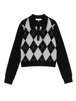 Клетчатый топ-поло FRAME, синий