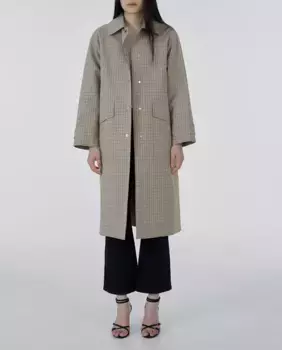 Клетчатый тренч Sfera, мультиколор