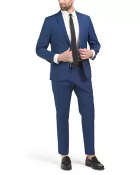 Клетчатый вложенный костюм Original Penguin, синий