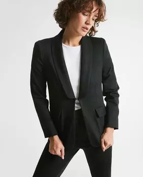 Клетчатый женский пиджак с боковыми карманами Trucco, зеленый