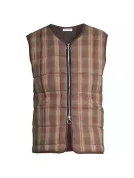 Клетчатый жилет с подкладкой Our Legacy, цвет highland tartan