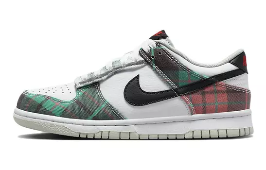 Клетка Nike Dunk Low в клетку тартан (GS)