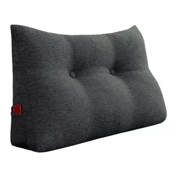 Клиновая подушка Vercart, 50x80 см, черный