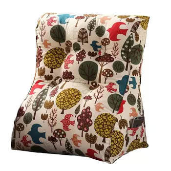 Клиновая подушка Vercart, 55x60 см, лесной зеленый