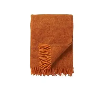 Клиппан - Одеяло Gotland Red 130 x 200 см Klippan, оранжевый