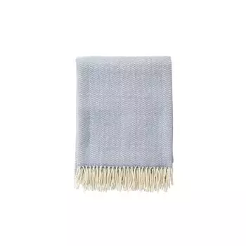 Клиппан - Одеяло Twist Серый 130 x 200 см Klippan, синий