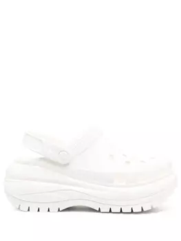Клоги на платформе Crocs, белый