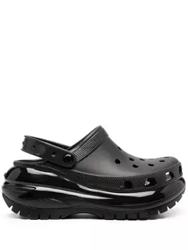 Клоги на платформе Crocs, черный