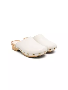 Клоги с заклепками Eli1957, бежевый