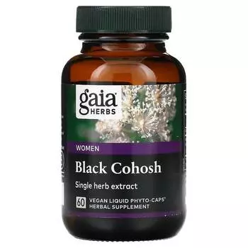 Клопогона Gaia Herbs, 60 веганских жидких фито-капсул