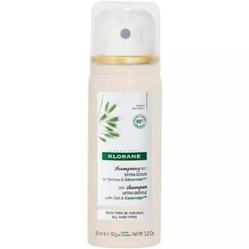 Klorane Сухой шампунь с овсом и керамидами 50 мл - для всех типов волос
