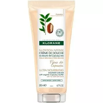 Klorane Ультрапитательный крем для душа с органическим цветком купуасу 200 мл
