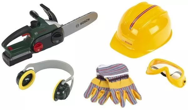 Кляйн, развивающая игрушка, набор Дровосек с бензопилой. Klein