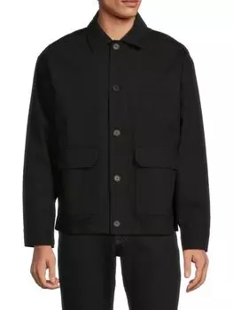 Клубная куртка из твила Frame, цвет Noir