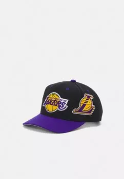 Клубная одежда NBA LOS ANGELES LAKERS OVERBITE PRO SNAPBACK Mitchell & Ness, черный