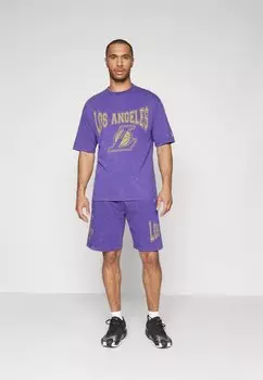 Клубная одежда Nba Los Angeles Lakers Tee New Era, фиолетовый