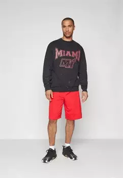 Клубная одежда Nba Miami Heat Crew New Era, черный