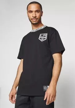 Клубная одежда Nhl Los Angeles Kings Jacquard Ringer Tee Mitchell & Ness, черный