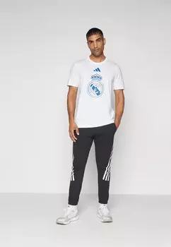 Клубная одежда Real Madrid Dna Tee adidas Performance, белая