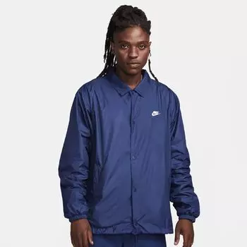 Клубная тренерская куртка NIKE, цвет midnight navy/white