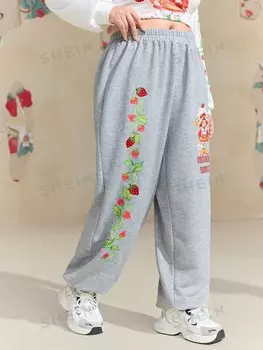 Клубничное песочное печенье Strawberry Shortcake X Shein, серый