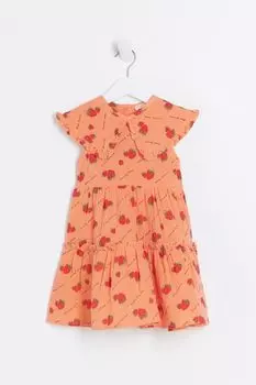 Клубничное платье для девочки River Island, розовый