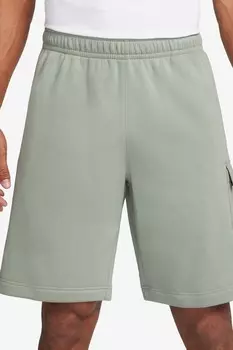 Клубные флисовые шорты карго Nike, зеленый