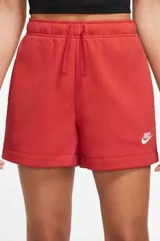 Клубные флисовые шорты Nike, красный