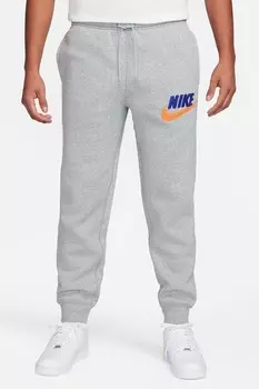 Клубные флисовые спортивные штаны Nike, серый